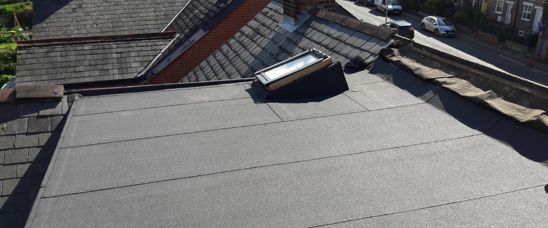 Flat Roofing in Ipswich | Torch on felt roofing system